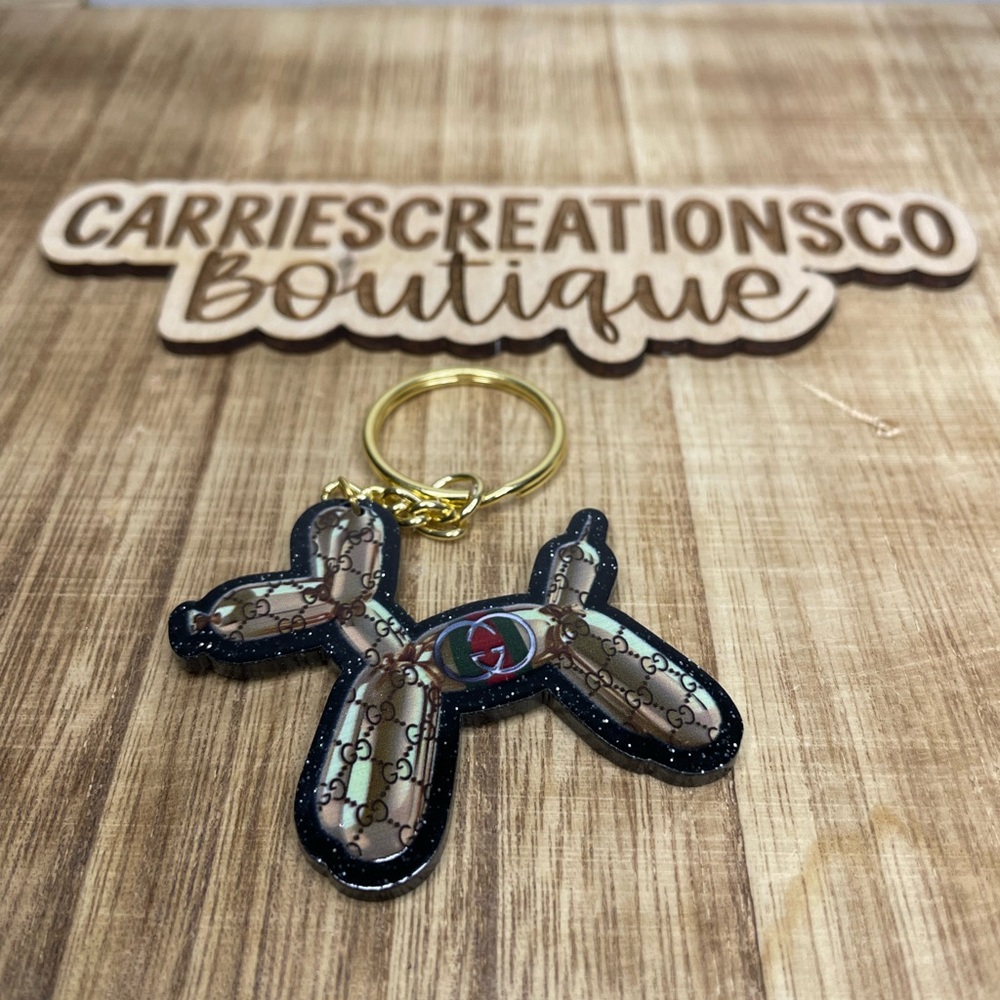 Balloon Dog Keychain - Picture 3 of 3